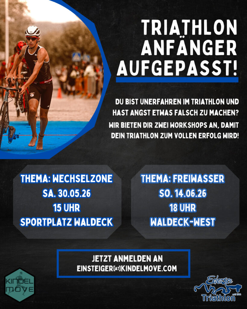 Neu Flyer Triathlon Anfänger Workshop Edersee Triathlon